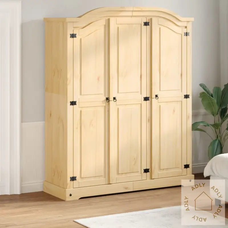 Garderobe Corona 151,5X52X186 Cm Heltre Furu