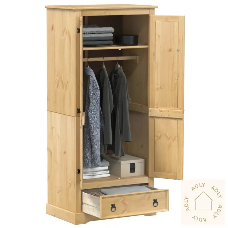 Garderobe Corona 76X50X170 Cm Heltre Furu