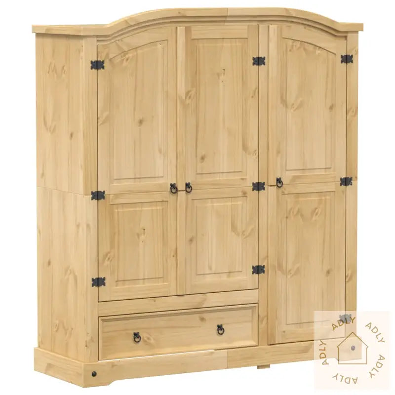 Garderobe Corona 151,5X52X170 Cm Heltre Furu