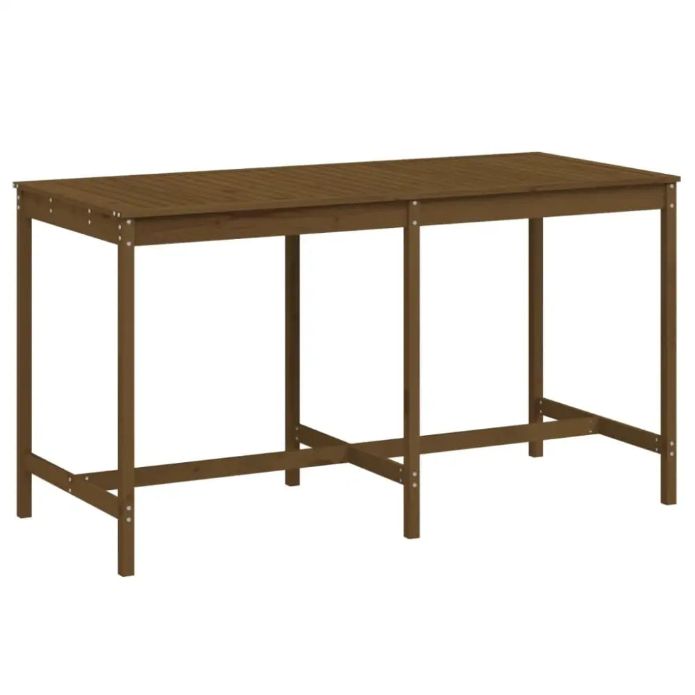 Klassisk hagebord i heltre furu til hage eller terrasse - Hagebord