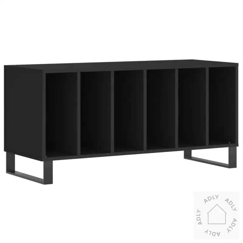Hifi-Benk Svart 100X38X48 Cm Konstruert Tre