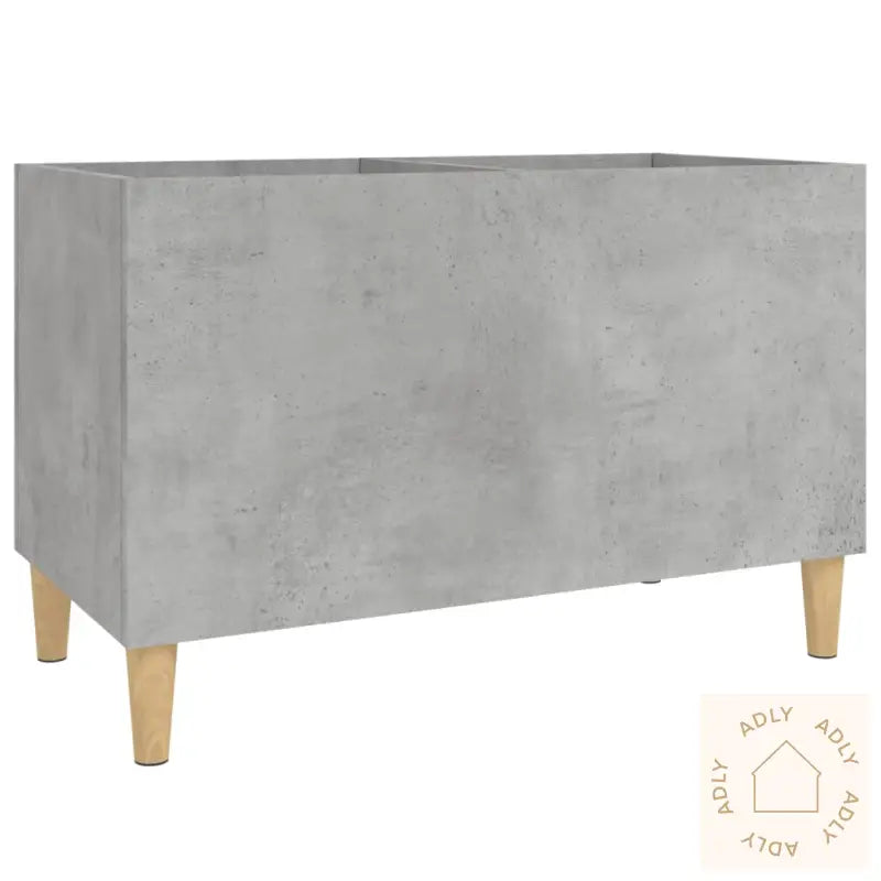 Hifi-Benk Betonggrå 74,5X38X48 Cm Konstruert Tre