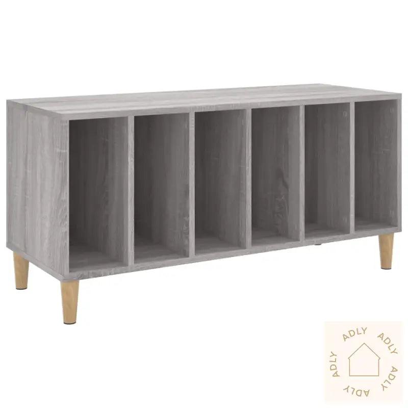 Hifi-Benk Grå Sonoma 100X38X48 Cm Konstruert Tre