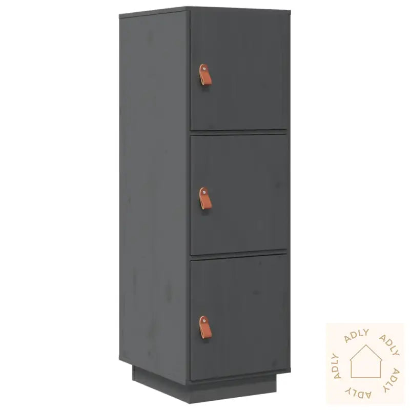 Highboard Grå 34X40X108,5 Cm Heltre Furu
