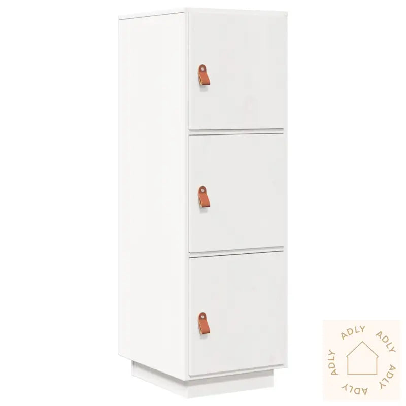 Highboard Hvit 34X40X108,5 Cm Heltre Furu