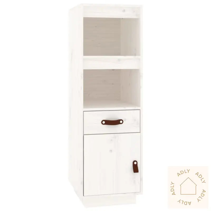 Highboard Hvit 34X40X108,5 Cm Heltre Furu
