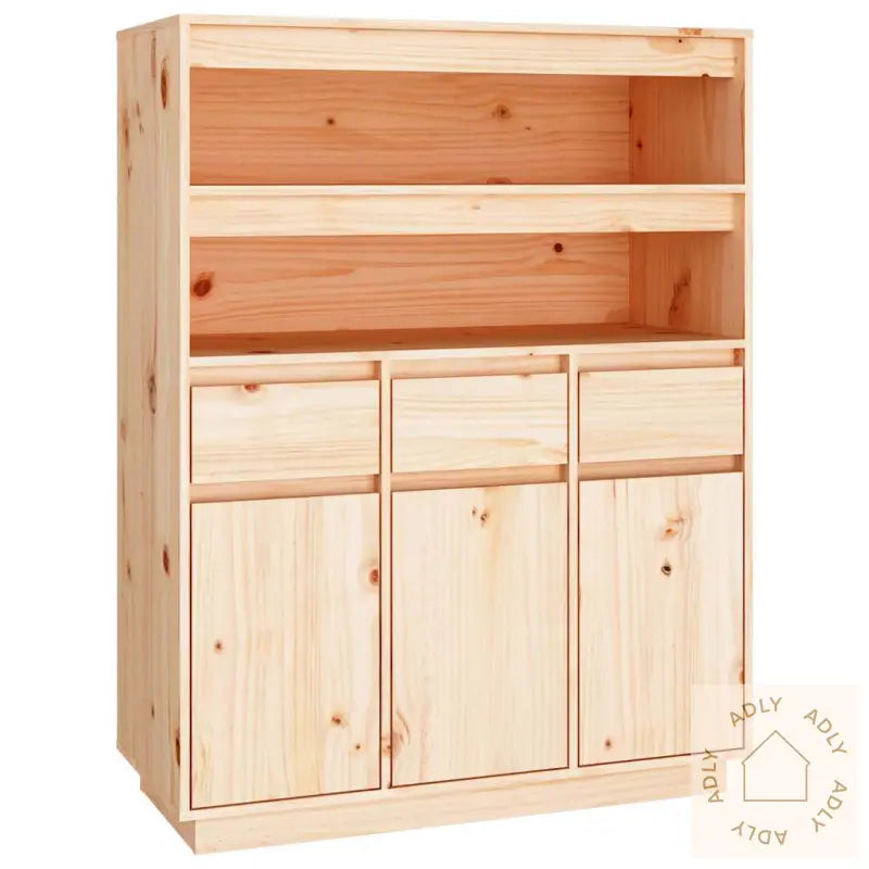 Highboard 89X40X116,5 Cm Heltre Furu