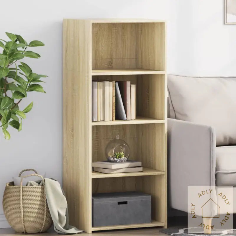 Hylle Sonoma Eik 50X41X124 Cm Konstruert Tre