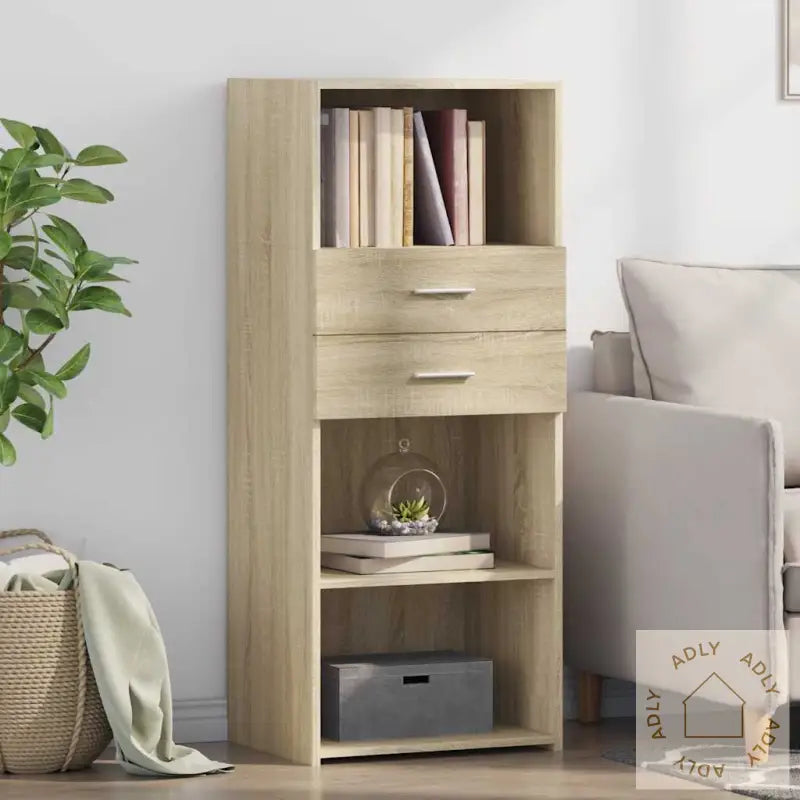 Hylle Sonoma Eik 50X42,5X124 Cm Konstruert Tre