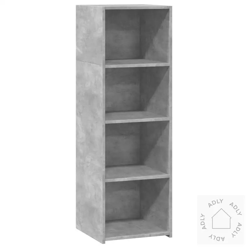 Hylle Betonggrå 40X41X124 Cm Konstruert Tre