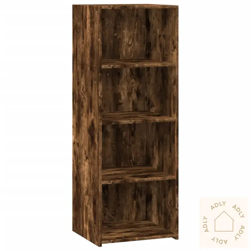 Hylle Røkt Eik 45X41X124 Cm Konstruert Tre
