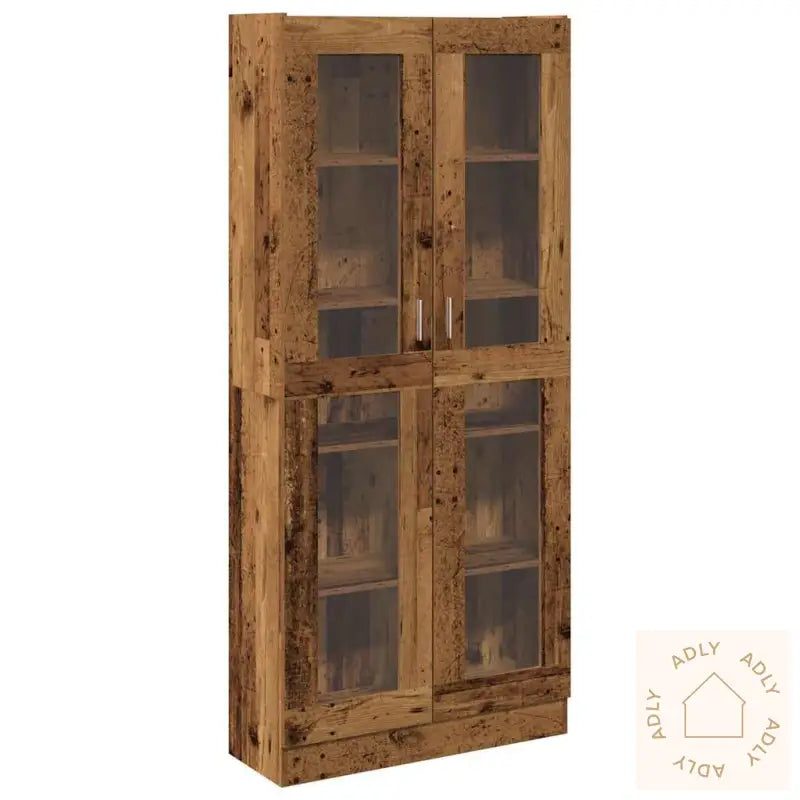Highboard Gammelt Tre 82,5X30,5X185 Cm Konstruert Tre