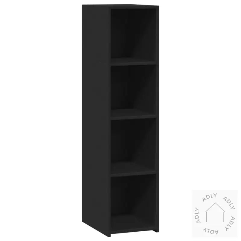 Hylle Svart 30X41X124 Cm Konstruert Tre