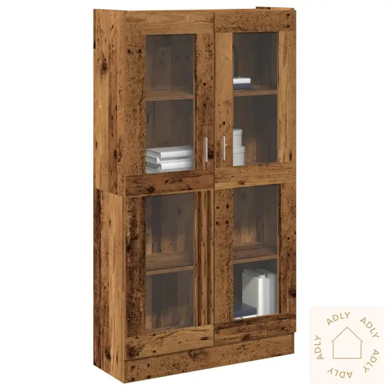 Highboard Gammelt Tre 82,5X30,5X150 Cm Konstruert Tre