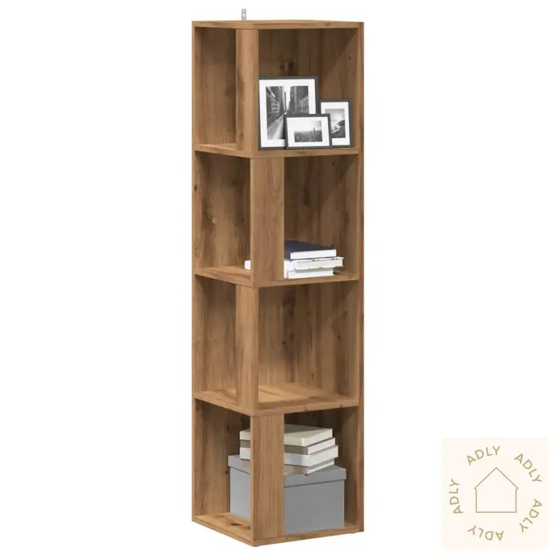 Hjørneskap Artisan Eik 33X33X132 Cm Konstruert Tre