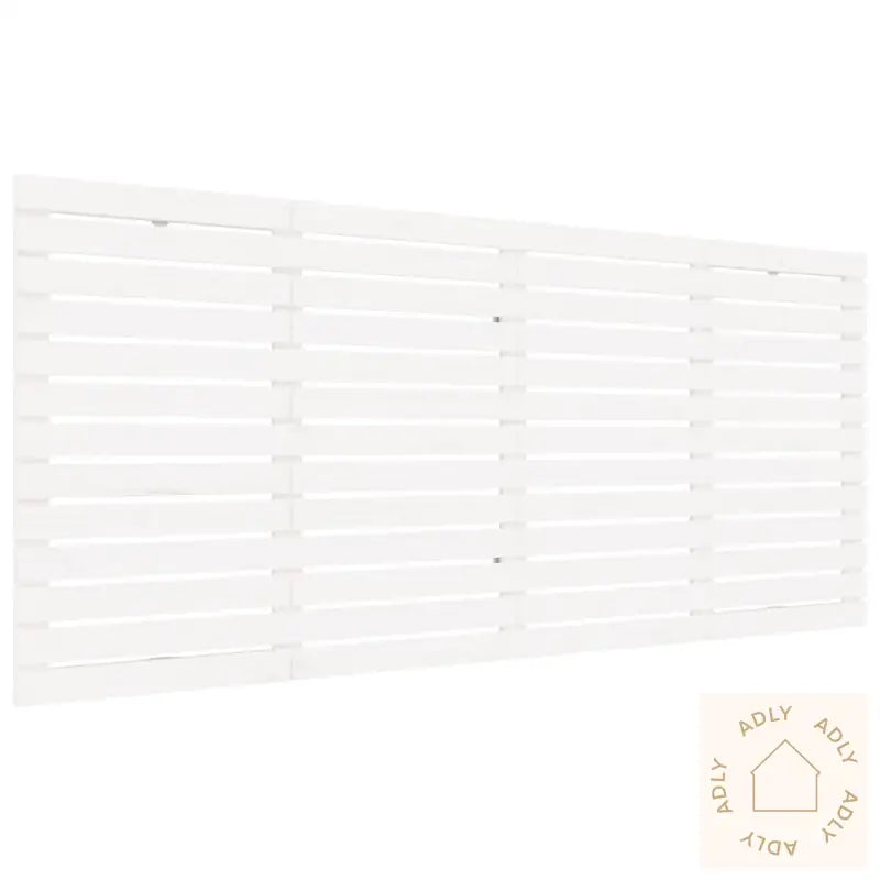 Veggmontert Sengegavl Hvit 206X3X91,5 Cm Heltre Furu