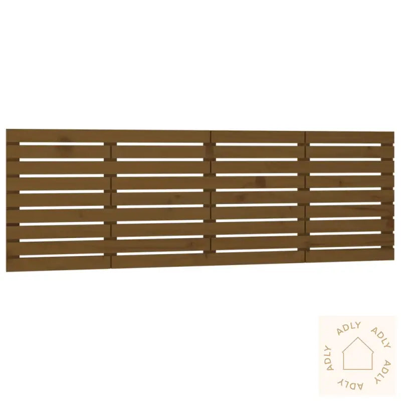 Veggmontert Hodegavl Honningbrun 206X3X63 Cm Heltre Furu