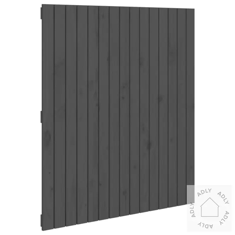 Veggmontert Hodegavl Grå 95,5X3X110 Cm Heltre Furu