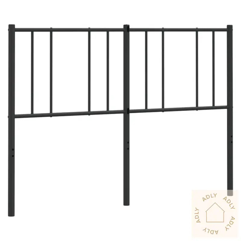 Sengegavl I Metall Svart 140 Cm