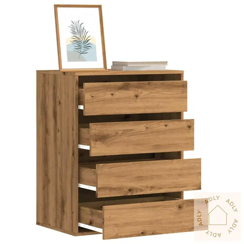 Kommode Artisan Eik 60X41X76 Cm Konstruert Tre