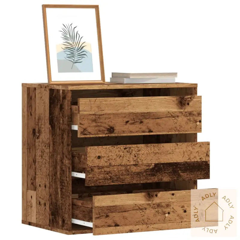 Kommode Gammelt Tre 60X41X58 Cm Konstruert Tre