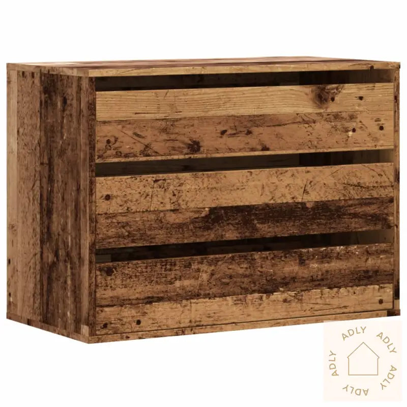 Kommode Gammelt Tre 80X41X58 Cm Konstruert Tre