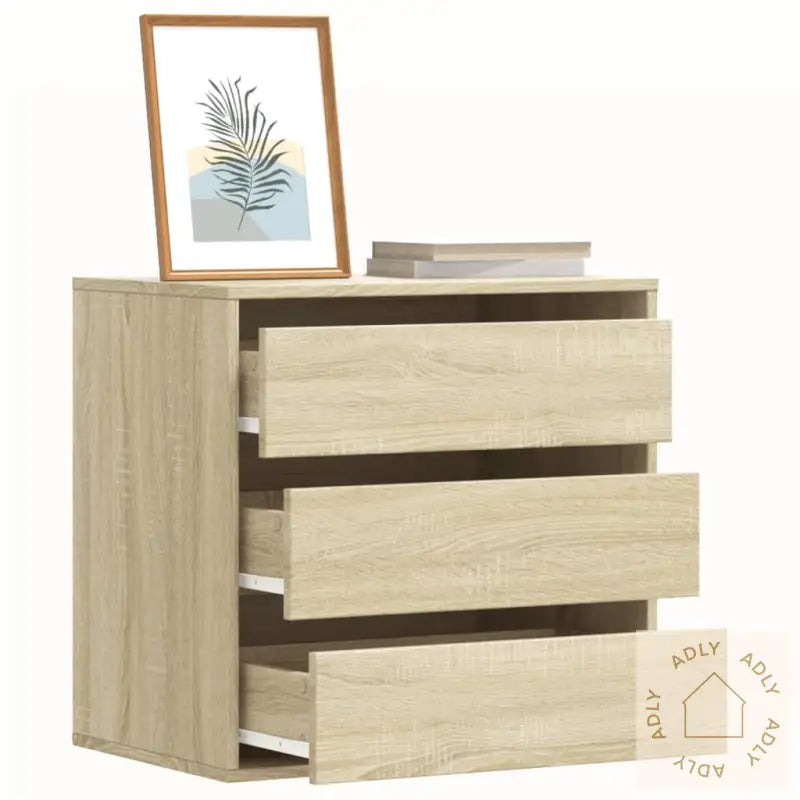 Kommode Sonoma Eik 60X41X58 Cm Konstruert Tre