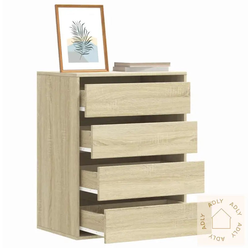 Kommode Sonoma Eik 60X41X76 Cm Konstruert Tre