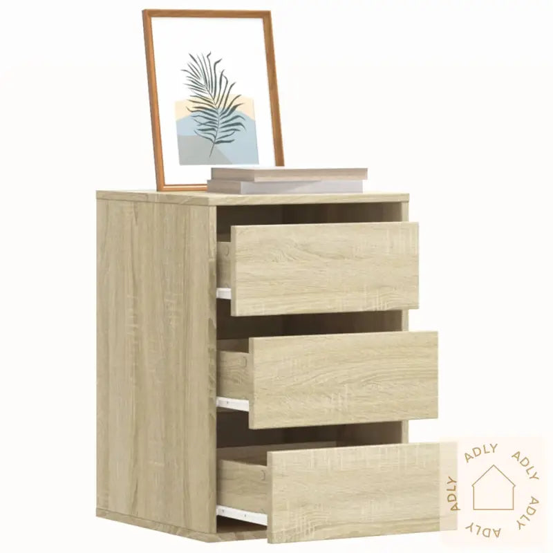Kommode Sonoma Eik 40X41X58 Cm Konstruert Tre