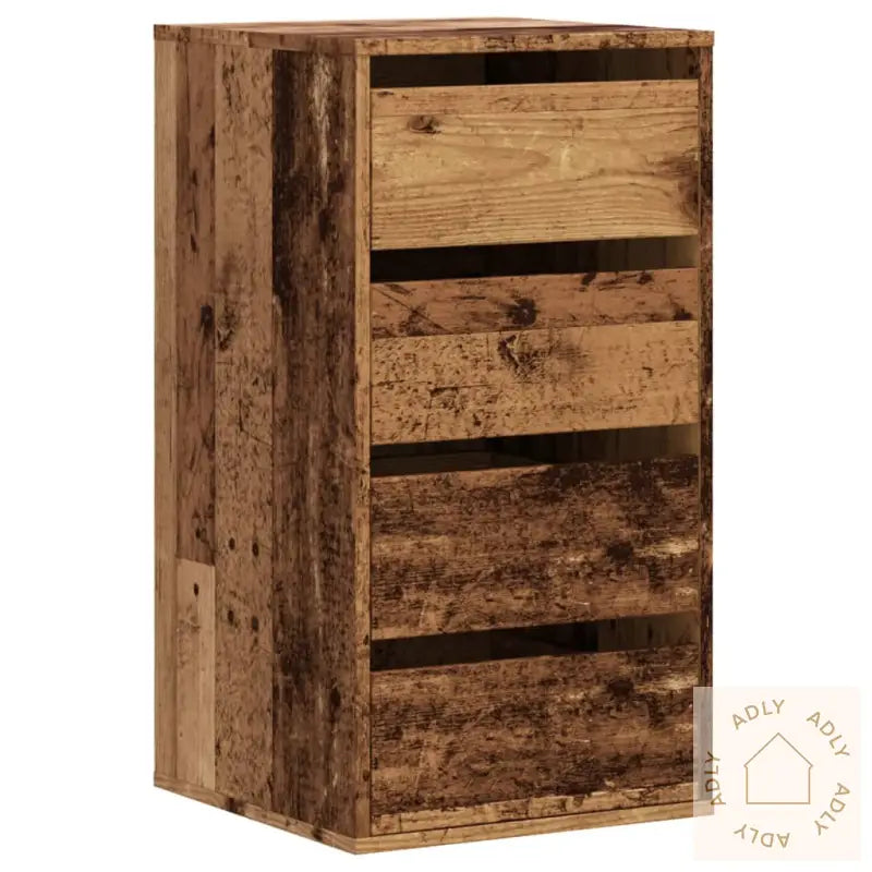 Kommode Gammelt Tre 40X41X76 Cm Konstruert Tre
