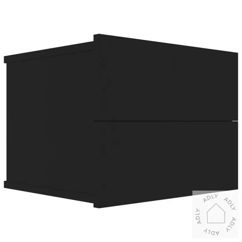 Nattbord Svart 40X30X30 Cm Konstruert Tre