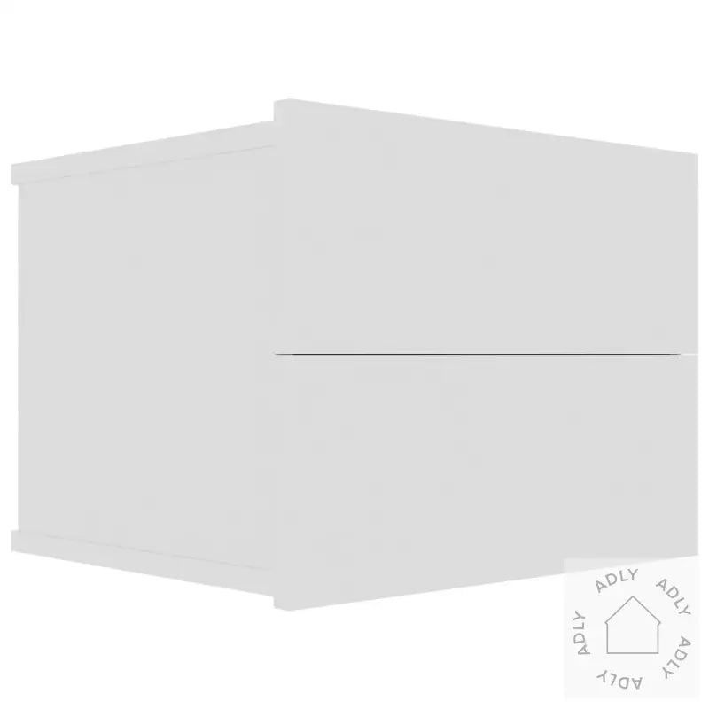 Nattbord Hvit 40X30X30 Cm Konstruert Tre
