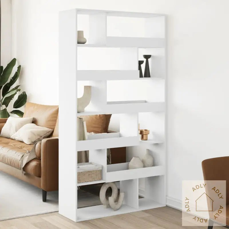 Romdeler Hvit 100X33X187,5 Cm Konstruert Tre