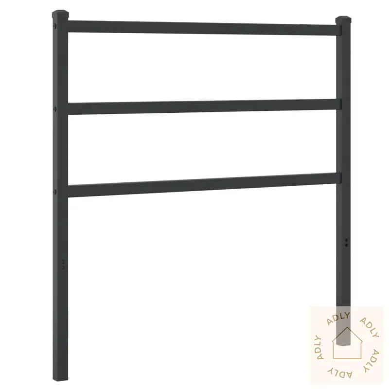 Sengegavl I Metall Svart 90 Cm