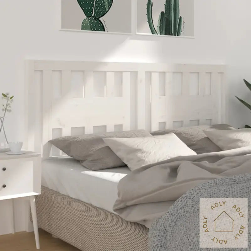 Sengegavl Hvit 126X4X100 Cm Heltre Furu