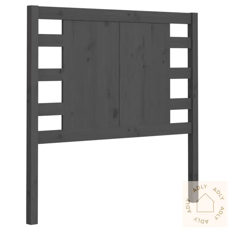 Sengegavl Grå 81X4X100 Cm Heltre Furu