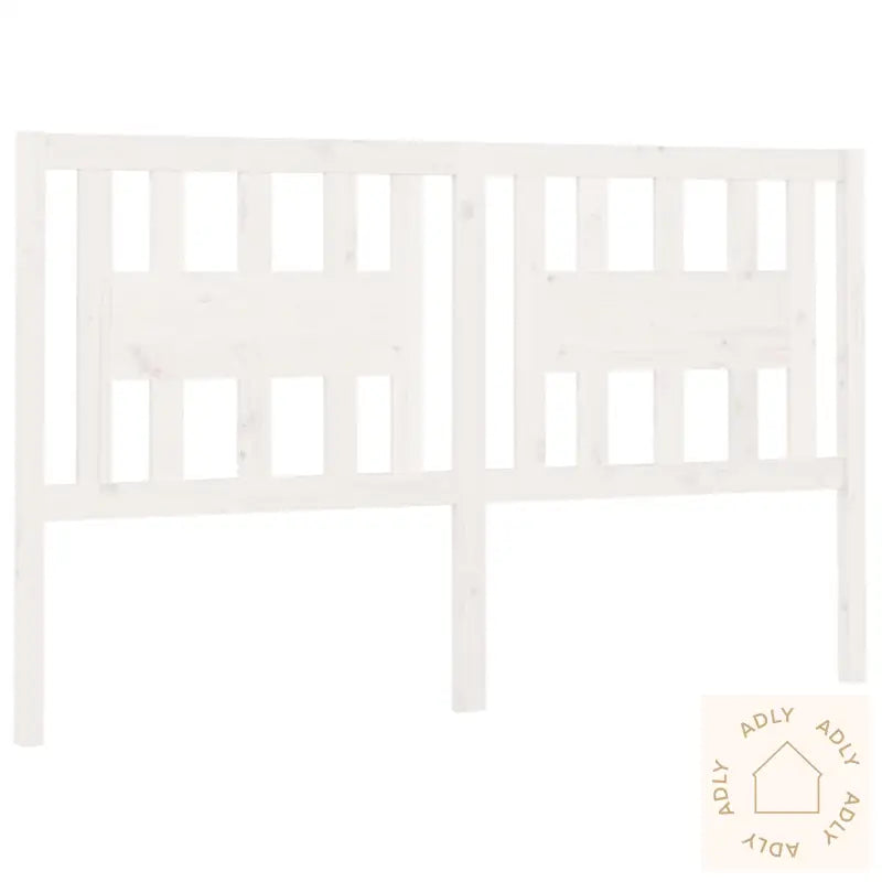 Sengegavl Hvit 126X4X100 Cm Heltre Furu