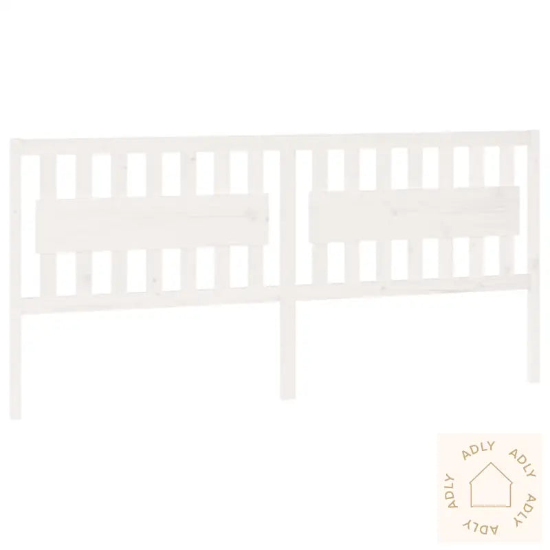 Sengegavl Hvit 205,5X4X100 Cm Heltre Furu