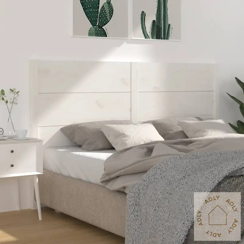Sengegavl Hvit 206X4X100 Cm Heltre Furu