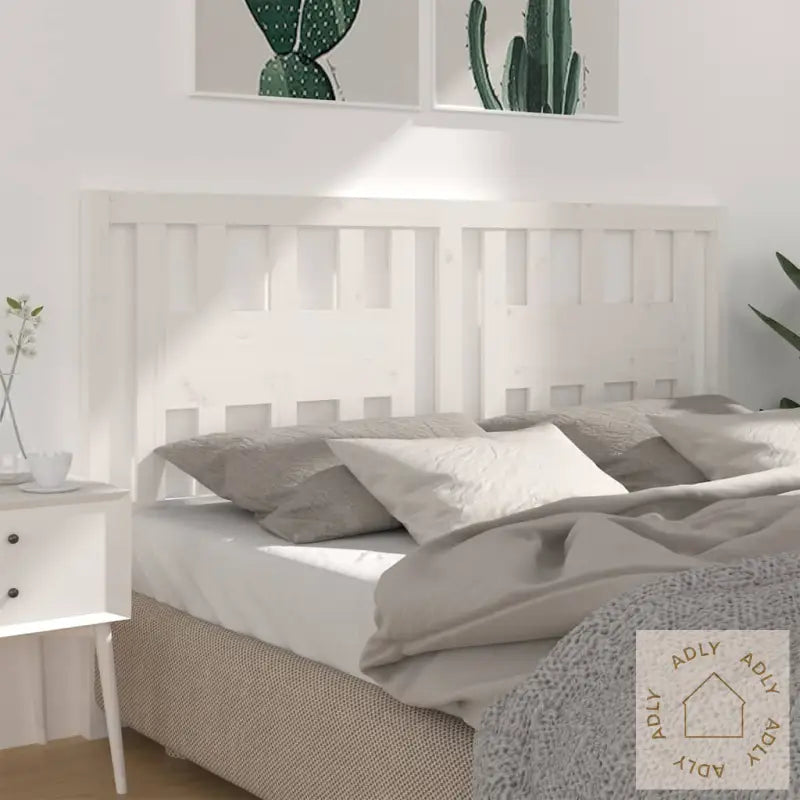 Sengegavl Hvit 141X4X100 Cm Heltre Furu