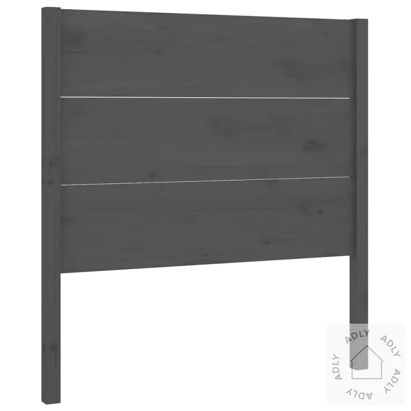 Sengegavl Grå 96X4X100 Cm Heltre Furu