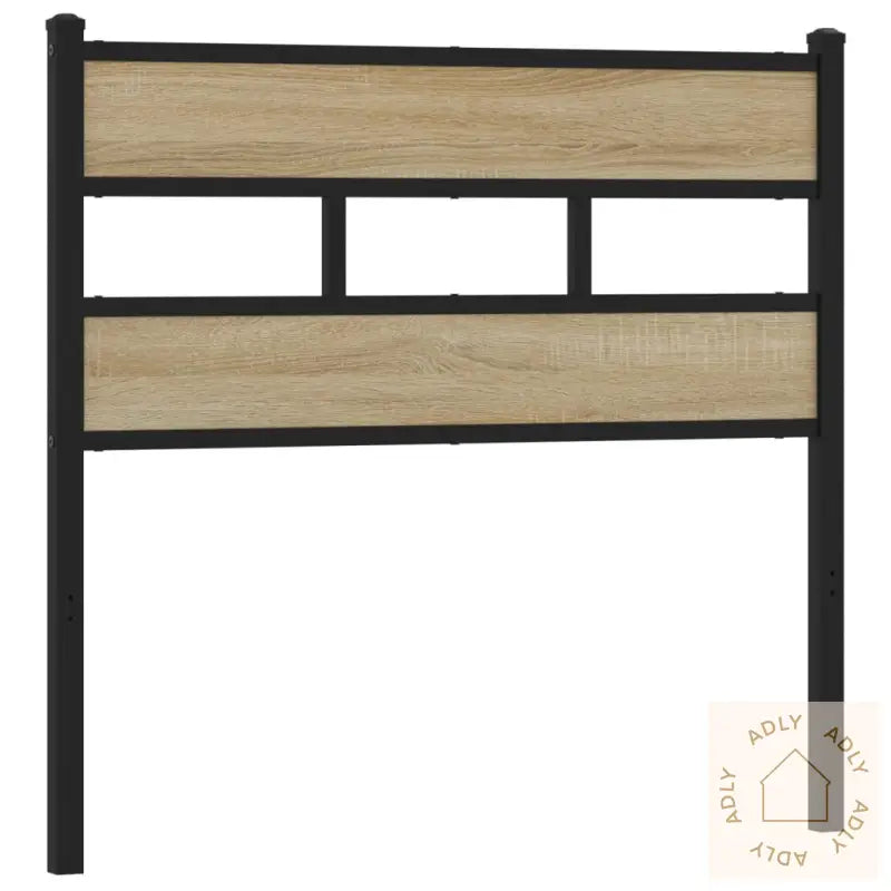 Hodegavl Sonoma Eik 90 Cm Jern Og Konstruert Tre