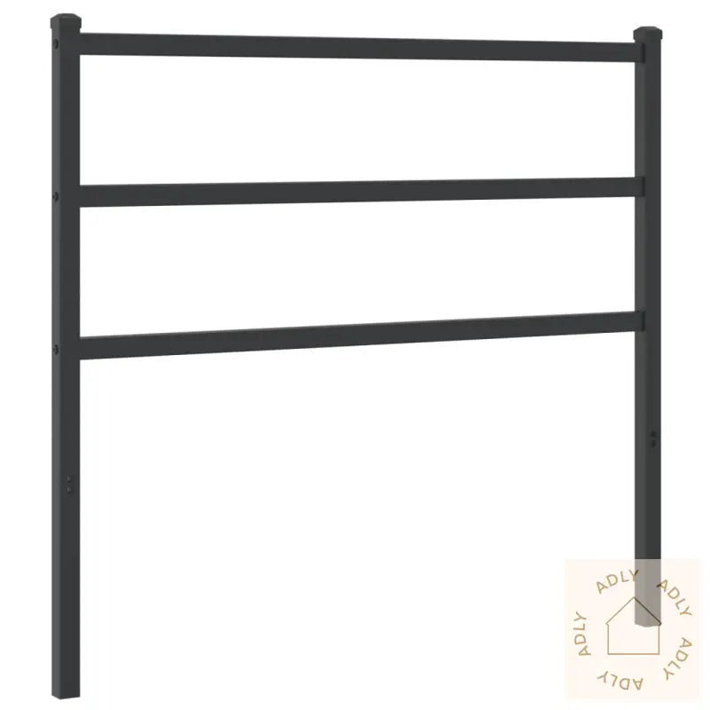 Sengegavl I Metall Svart 100 Cm