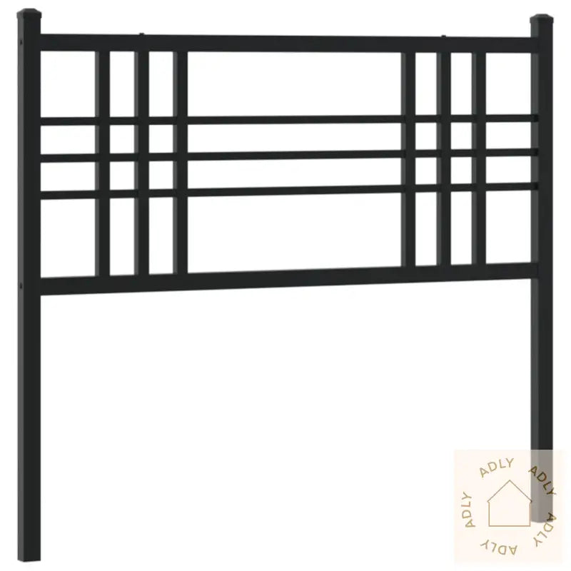 Sengegavl I Metall Svart 100 Cm
