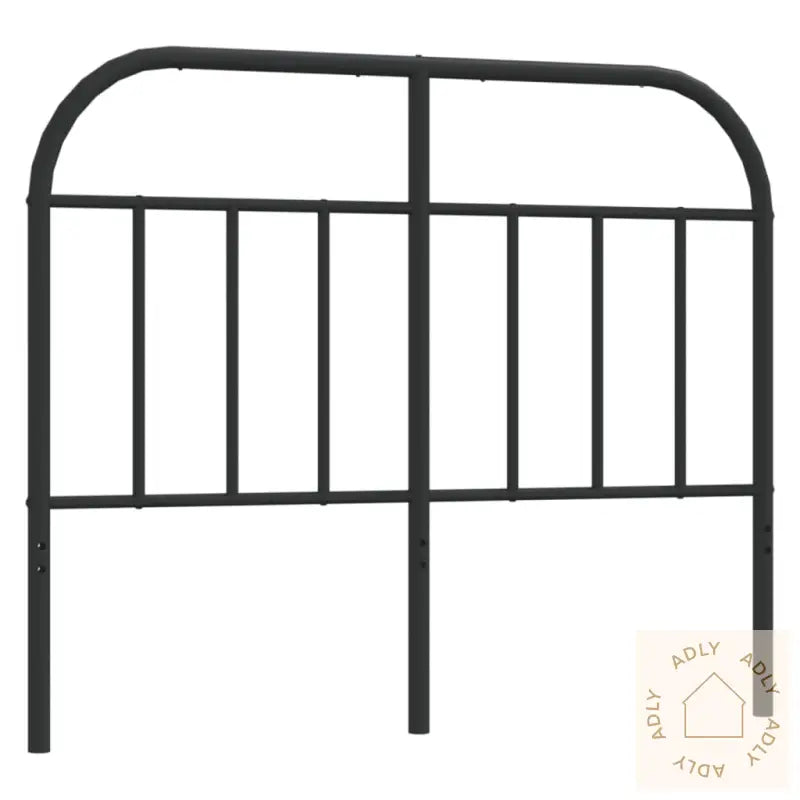 Sengegavl I Metall Svart 120 Cm