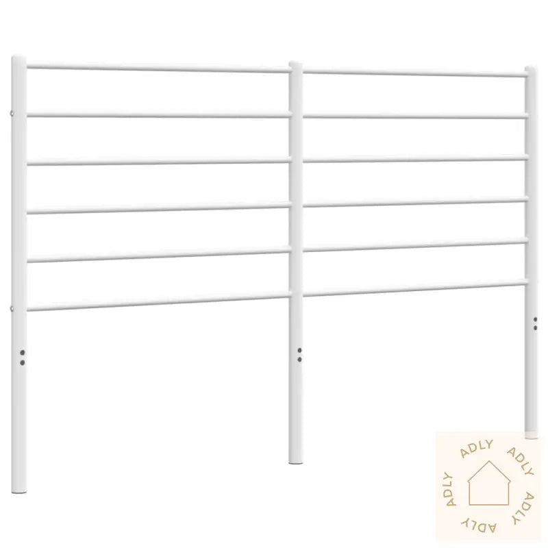 Sengegavl I Metall Hvit 160 Cm