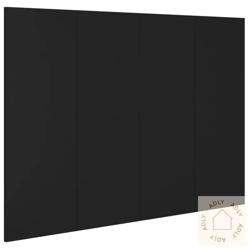 Sengegavl Svart 120X1,5X80 Cm Konstruert Tre