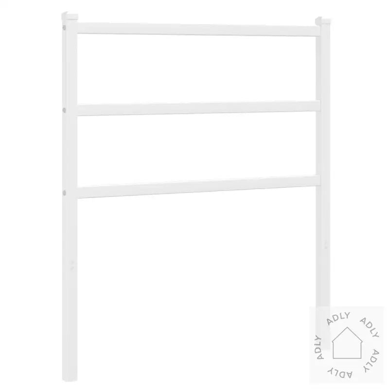 Sengegavl I Metall Hvit 75 Cm