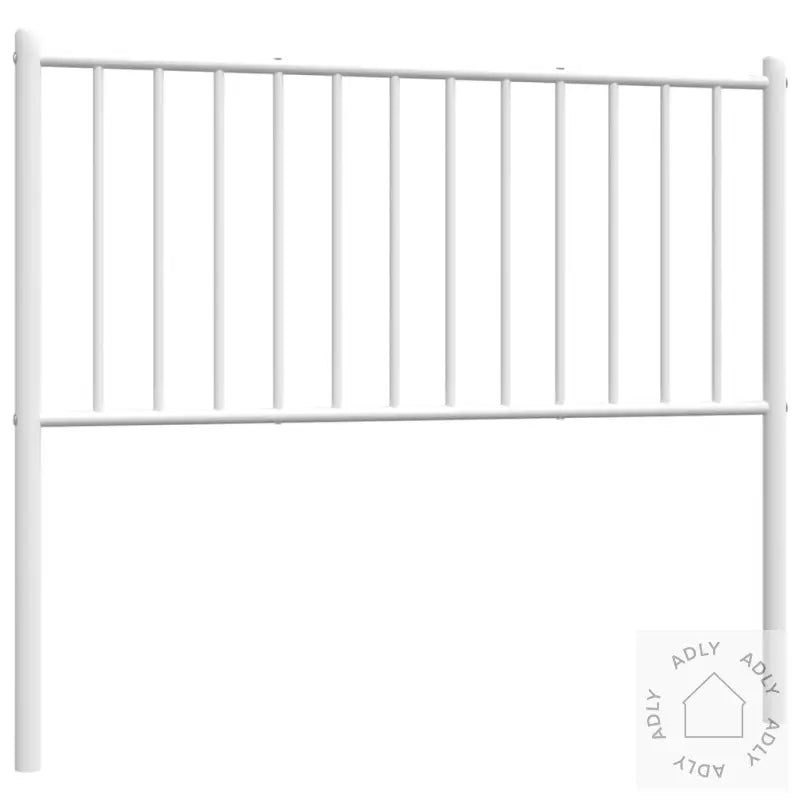 Sengegavl I Metall Hvit 100 Cm