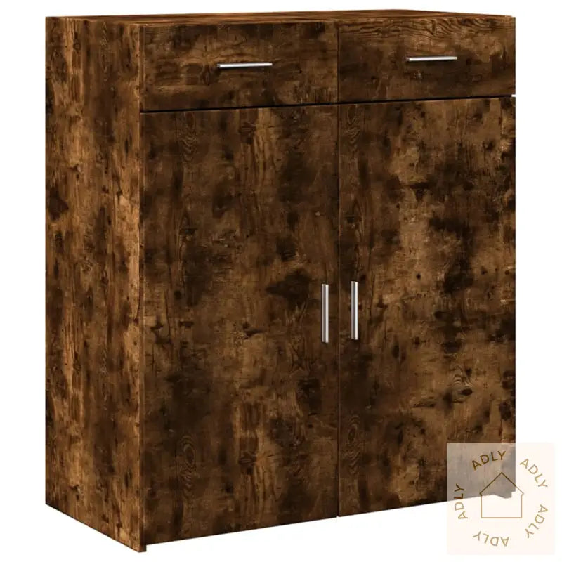 Skjenk Røkt Eik 80X42,5X93 Cm Konstruert Tre